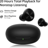 Picture of Realme TechLife DIZO GoPods D  TWS Bluetooth Headset with Environment Noise Cancellation (ENC) - BLACK